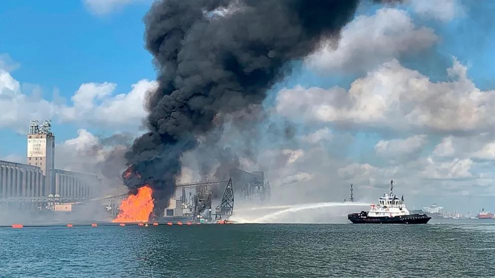 突發(fā)！輪船撞上天然氣管道，大爆炸！2死、2失蹤，6傷！